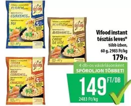 instant tésztás leves