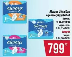 Ultra Day egészségügyi betét