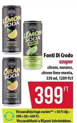 Lemon Soda, Oran Soda