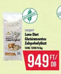 Love Diet Gluténmentes Zabpehelyliszt