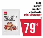 instant szárított sütőélesztő mini abc szuper