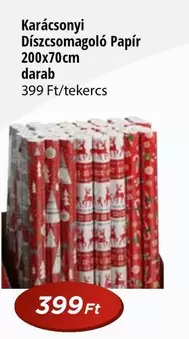 Karácsonyi Díszcsomagoló Papír