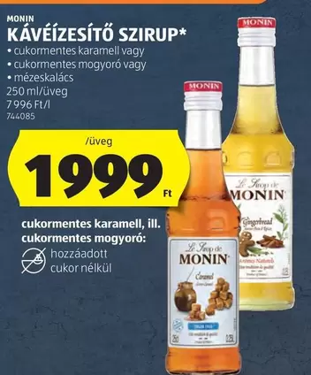 KÁVÉÍZESÍTŐ SZIRUP