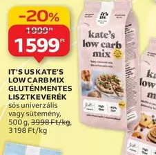 LOW CARB MIX GLUTÉNMENTES LISZTKEVERÉK