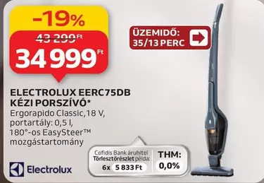 Electrolux - EERC75DB KÉZI PORSZívó