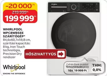 Whirlpool - WPC8WBSEE SZÁRÍTÓGÉP