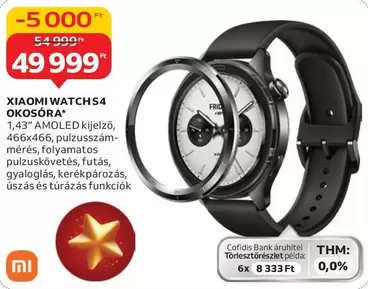 Xiaomi - WATCHS4 OKOSÓRA