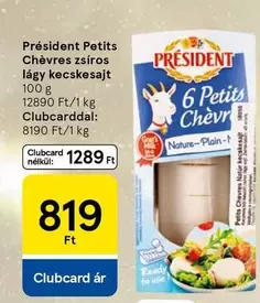 Petits Chèvres zsíros lágy kecskesajt