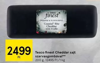 Cheddar sajt szarvasgombával