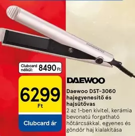 DST-3060 hajegyenesítő és hajsütővas
