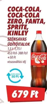 Coca Cola - COCA-COLA, COCA-COLA ZERO, FANTA, SPRITE, KINLEY
