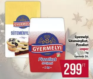 Süteményliszt, Pizzaliszt