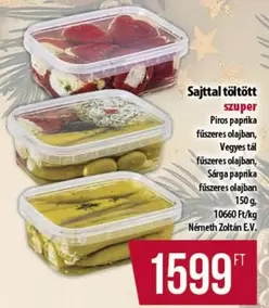 Paprika - Sajttal töltött szuper