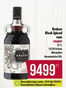 Black Spiced rum