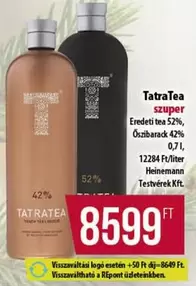 Eredeti tea 52%, Őszibarack 42%