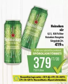 Heineken - sör