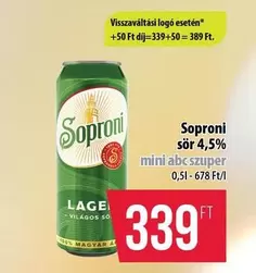 sör 4,5%