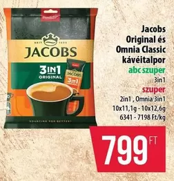 Original és Omnia Classic kávéitalpor