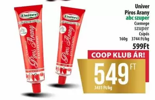 Piros Arany abc szuper