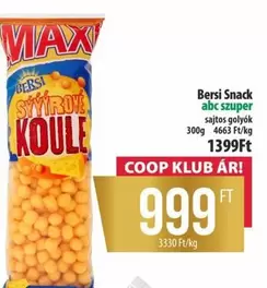 abc szuper sajtos golyók