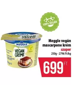 vegán mascarpone krém