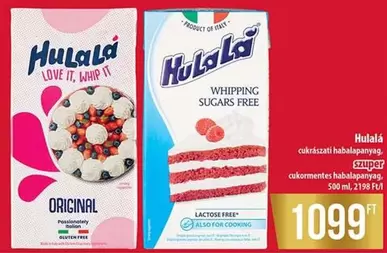 cukrászati habalapanyag