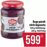 párolt vörös káposzta