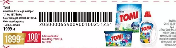 Amazonia frissessége mosópor