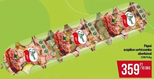 aszpikos sertéssonka uborkával