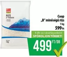 „B" minőségű rizs