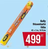 frissentartó fólia