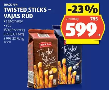 TWISTED STICKS - VAJAS RÚD