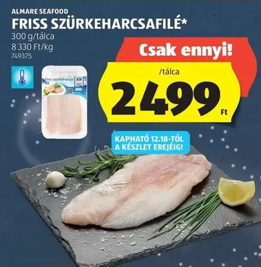 FRISS SZÜRKEHARCSAFILÉ*