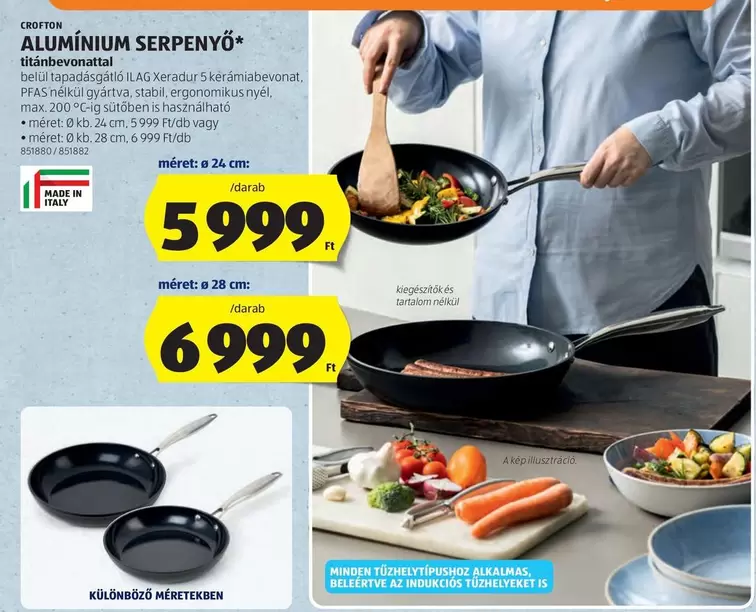 ALUMÍNIUM SERPENYŐ