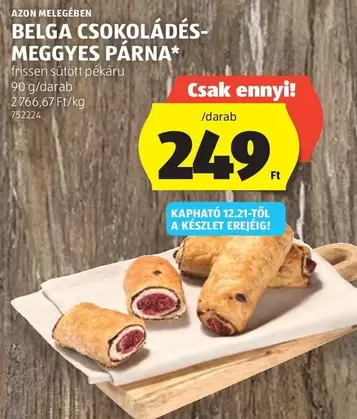 BELGA CSOKOLÁDÉS-MEGGYES PÁRNA