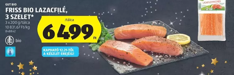 FRISS BIO LAZACFILÉ, 3 SZELET