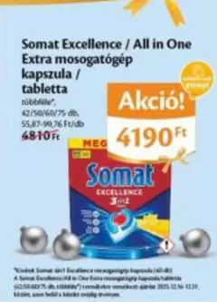 All in One Extra mosogatógép kapszula / tabletta