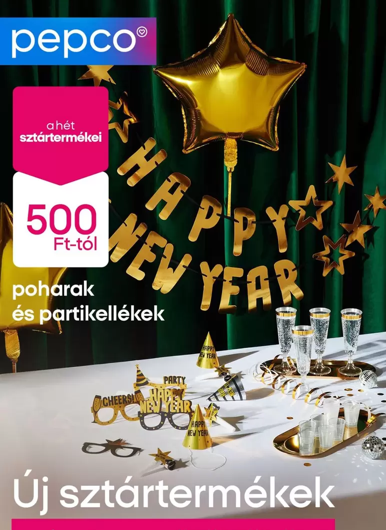 poharak és partikellékek