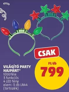 VILÁGÍTÓ PARTY HAJPÁNT