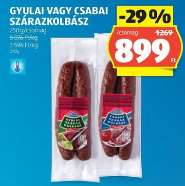GYULAI VAGY CSABAI SZÁRAZKOLBÁSZ