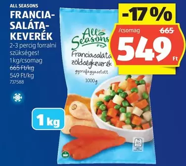 FRANCIA-SALÁTA-KEVERÉK