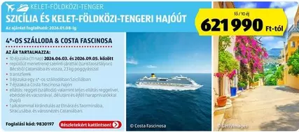 SZICÍLIA ÉS KELET-FÖLDKÖZI-TENGERI HAJÓÚT