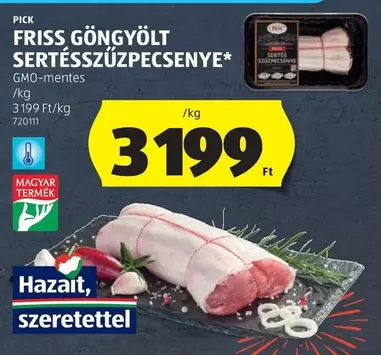 FRISS GÖNGYÖLT SERTÉSSZŰZPECSENYE