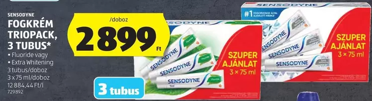 FOGKRÉM TRIOPACK, 3 TUBUS