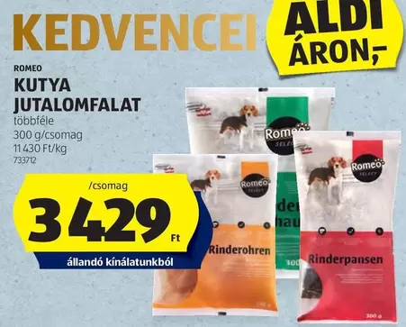 KUTYA JUTALOMFALAT