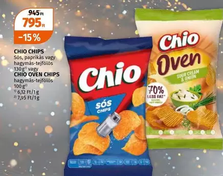 CHIO CHIPS, CHIO OVEN CHIPS