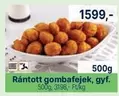 Rántott gombafejek, gyf.