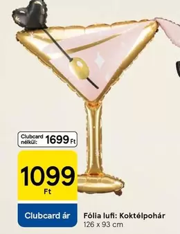 Fólia lufi: Koktélpohár
