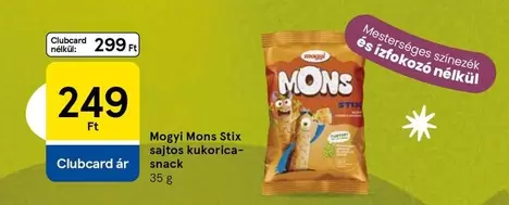 Mons Stix sajtos kukorica- snack