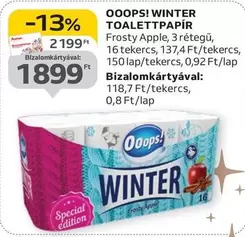 Apple - WINTER TOALETTPAPÍR